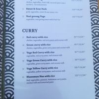 Alle Vege Currys are actually vegan and with tofu at Spice in Hvar