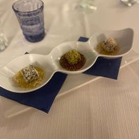 Dessert at Perla Blu in La Maddalena