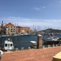 View from the terrace at Perla Blu in La Maddalena