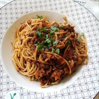 Lentil spaghetti (vegan) at ASK Italian in Lichfield