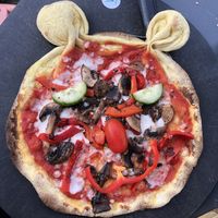 Kids vegan pizza (choose your own toppings) at ASK Italian in Lichfield
