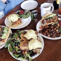 delicious  at Chickpea Restaurant in Vancouver