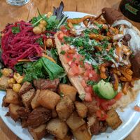 Malawach at Chickpea Restaurant in Vancouver