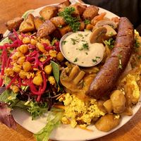 Scramble at Chickpea Restaurant in Vancouver