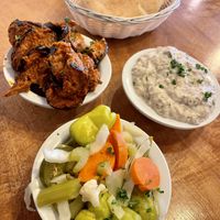 Eggplant galore! at Chickpea Restaurant in Vancouver
