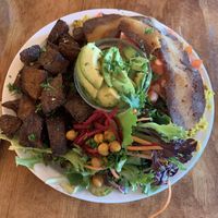   at Chickpea Restaurant in Vancouver