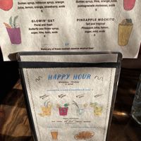 Fun drinks!!  at Chickpea Restaurant in Vancouver