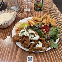   at Chickpea Restaurant in Vancouver