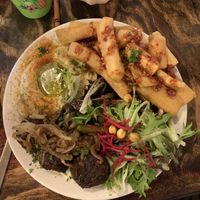   at Chickpea Restaurant in Vancouver