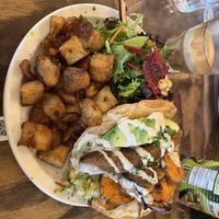   at Chickpea Restaurant in Vancouver