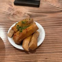 Chickpea fries  at Chickpea Restaurant in Vancouver