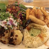   at Chickpea Restaurant in Vancouver