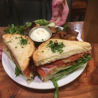 Bacado sandwich  at Chickpea Restaurant in Vancouver