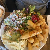 Cauliflower plate  at Chickpea Restaurant in Vancouver