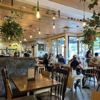 Inside  at Chickpea Restaurant in Vancouver