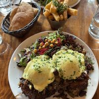   at Chickpea Restaurant in Vancouver