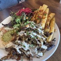 Shwarma Platter  at Chickpea Restaurant in Vancouver