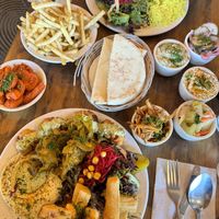   at Chickpea Restaurant in Vancouver