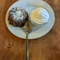 Carrot cake at Chickpea Restaurant in Vancouver