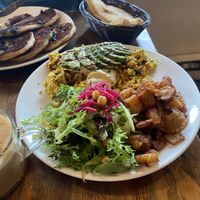   at Chickpea Restaurant in Vancouver