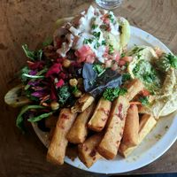 Cauliflower of Life platter at Chickpea Restaurant in Vancouver