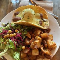Malawach, sooo tasty and huge 🍽️  at Chickpea Restaurant in Vancouver