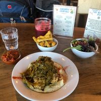 Chickpea Fries, Cauliflower Roast  at Chickpea Restaurant in Vancouver