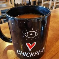 Coffee at Chickpea Restaurant in Vancouver