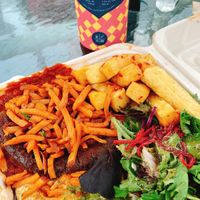 Shakshuka love! Yum! at Chickpea Restaurant in Vancouver