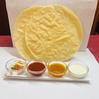 Papadums  at New Delhi in Alicante