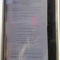 Menu winter 2020 at Lily's Bistro in Canterbury