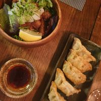 Gyozas at Itadakizen in Shrewsbury