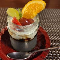 Panna cotta at Itadakizen in Shrewsbury