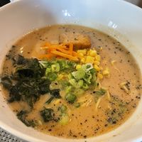 Vegan tonkatsu ramen  at Itadakizen in Shrewsbury