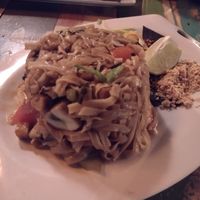 Vegan pad thai at Thai Corner in Alicante