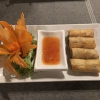 Spring rolls  at Thai Corner in Alicante