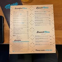 Menu   at Cafe Berlin in Akureyri