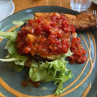 Burger plate!  at Cafe Berlin in Akureyri