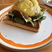 Vegan Cheese , Portobello Avocado Toast…  at Cafe Berlin in Akureyri