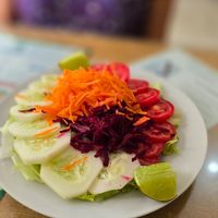 Ensalada mixta at Govinda in Chiclayo