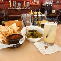 Chips and guacemole  at Mex 1 Coastal Cantina in Sullivans Island
