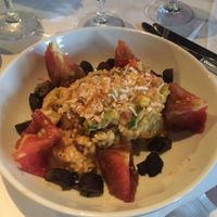 Vegetarian plate  (vegan) at Magnolias in Charleston