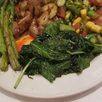 Chef made me a veggie plate. 😊 at Magnolias in Charleston