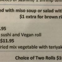 vegan bento box! at Thai Hut in Alamosa