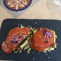Stuffed zucchini vegan  at La Bartola in Sevilla