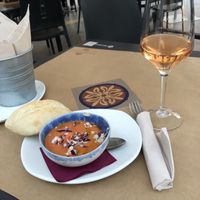 Typical andalusien salomorecho (Vegan)  at La Bartola in Sevilla