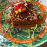 Thai red rice at La Bartola in Sevilla