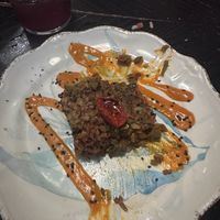 Red Thai ricee  at La Bartola in Sevilla