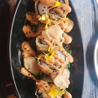 Sushi de verduras tempura at La Bartola in Sevilla