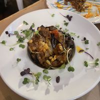 Aubergine caponata  at La Bartola in Sevilla